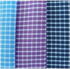 100-150 gsm, 100% Cotton or 65% Polyester / 35% Cotton, Yarn dyed, Plain